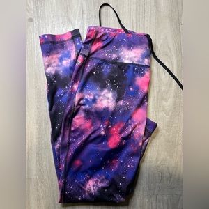 danskin now space leggings size medium 8-10W